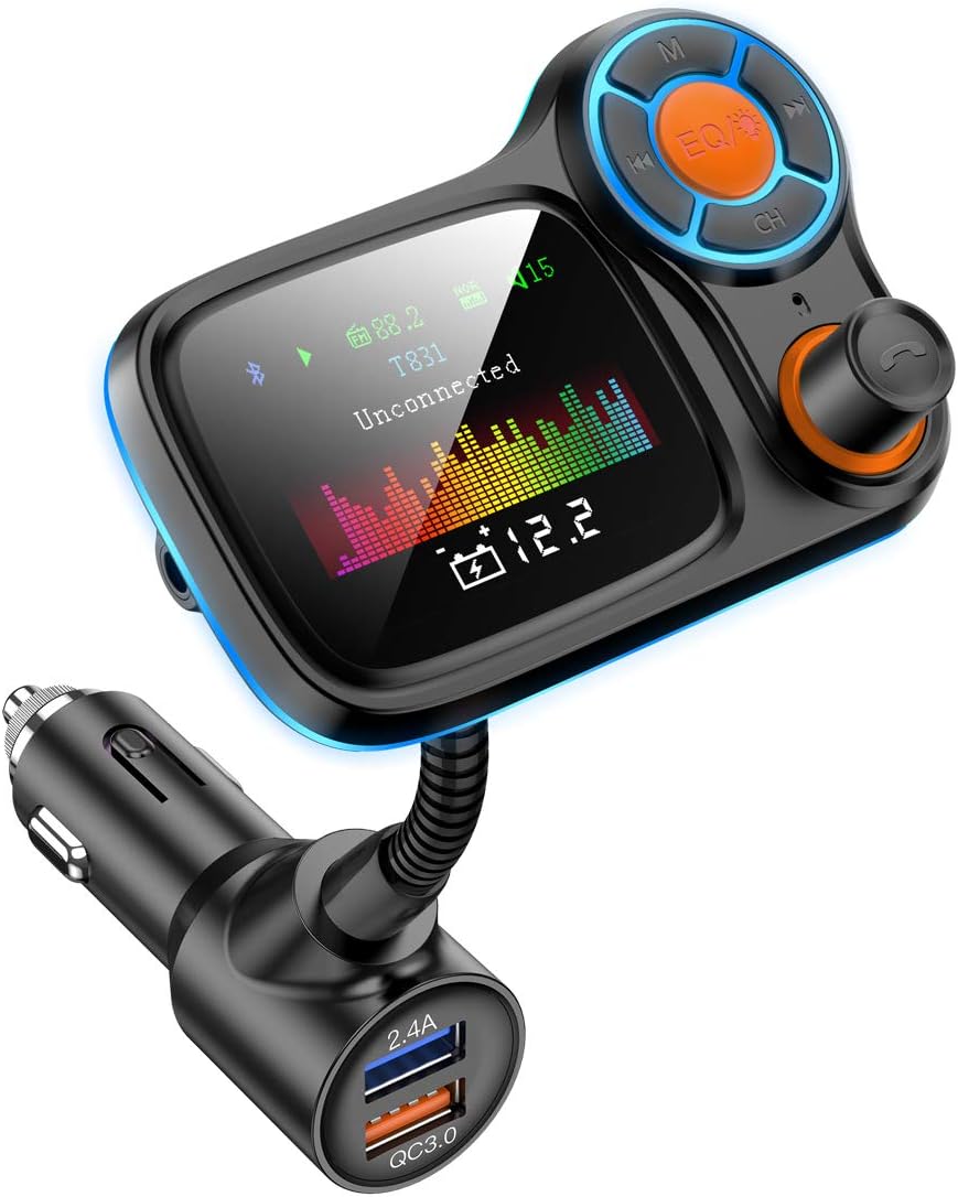 Hands-Free Music & Calls: Tsnam Bluetooth Car Adapter
