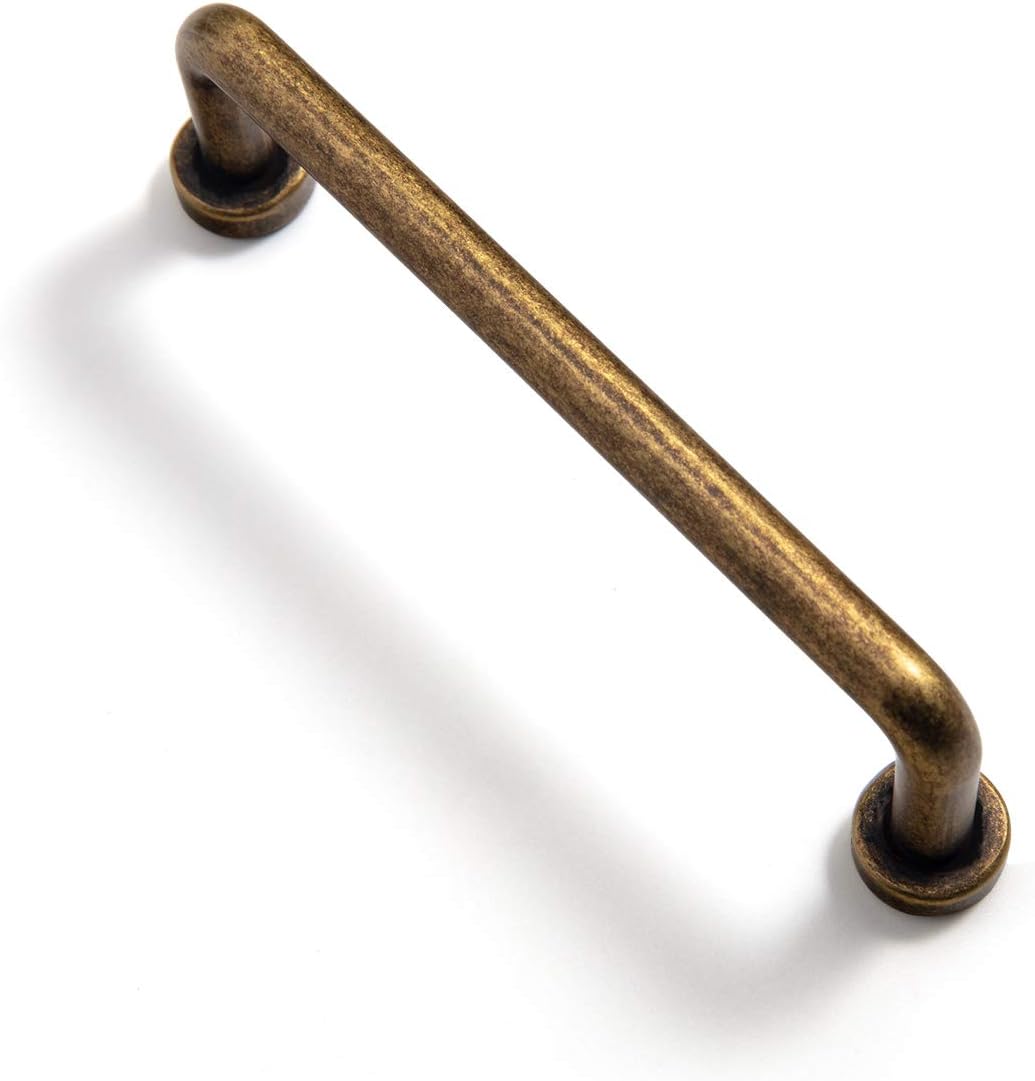 Goo-Ki Antique Brass Cabinet Bar Pulls for Vintage Home Decor