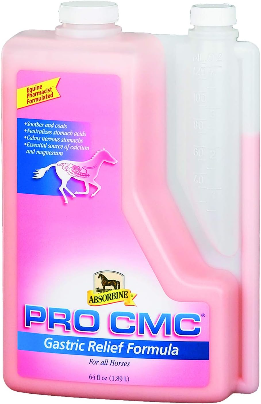 Absorbine PRO CMC Gastric Relief Supplement for Horses, 64oz