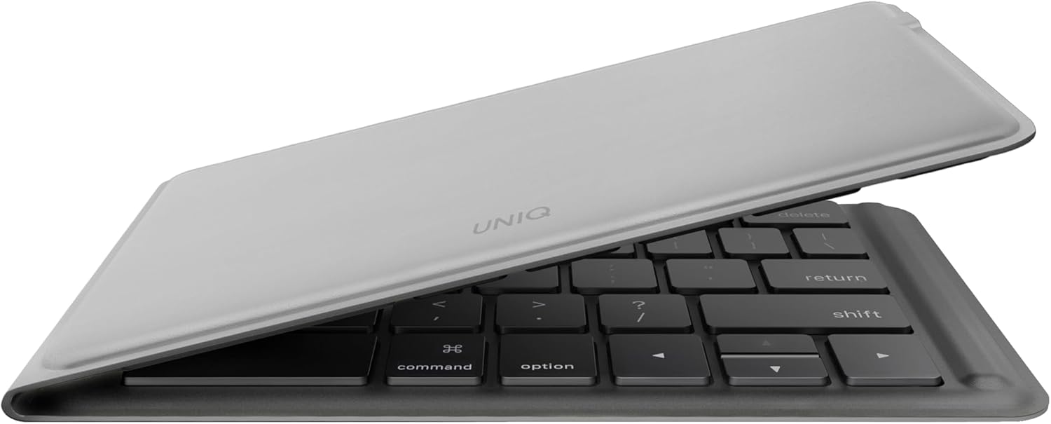 UNIQ Portable Keyboard in Stylish Gray - Enhanced Productivity!