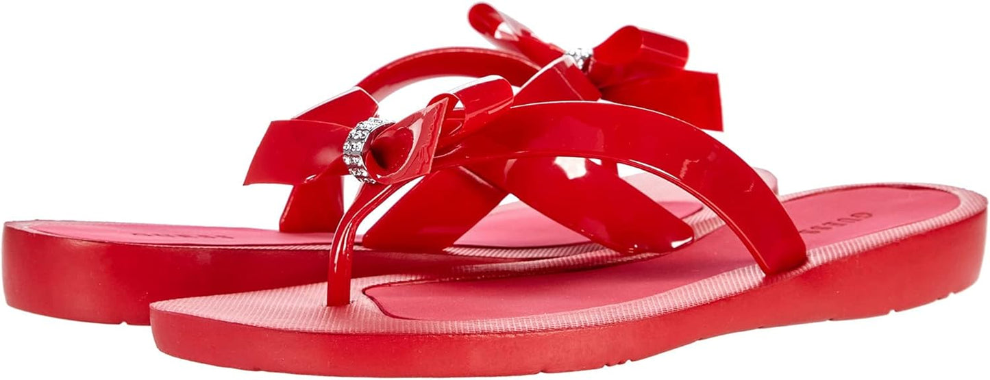 GUESS Women's Tutu Flip-Flop: Effortless Style for Summer Fun
