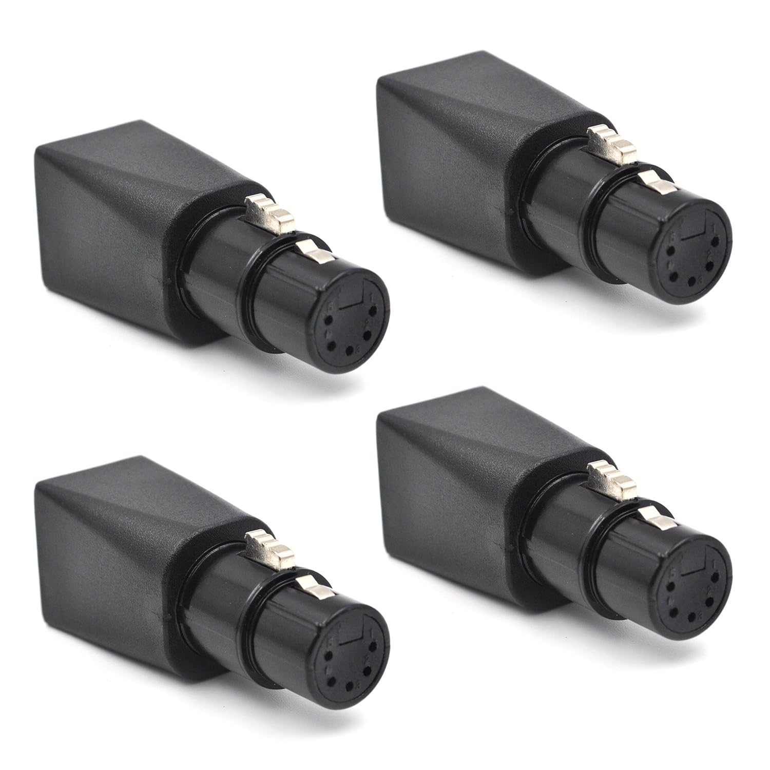 DMX to RJ45 Connector 4 Pack for Reliable Ethernet Connections