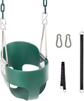 KINSPORY Toddler Swing 59ft Heavy-Duty Chains - High Back Infant Seat