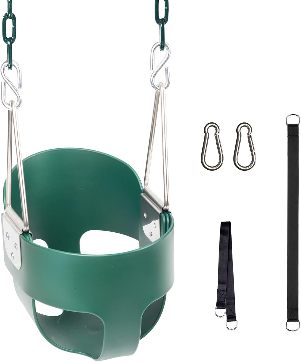 KINSPORY Toddler Swing with Heavy-Duty Chains for Outdoor Fun