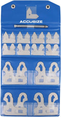 Accusize Industrial Tools 25 Pc Radius Gage Set - Precision Sheet