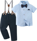 DISAUR Toddler Boy Dress Shirt Suit Set for Stylish Outfits