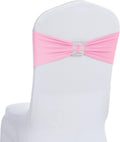Joccun 60 PCS Spandex Chair Sashes for Weddings and Events