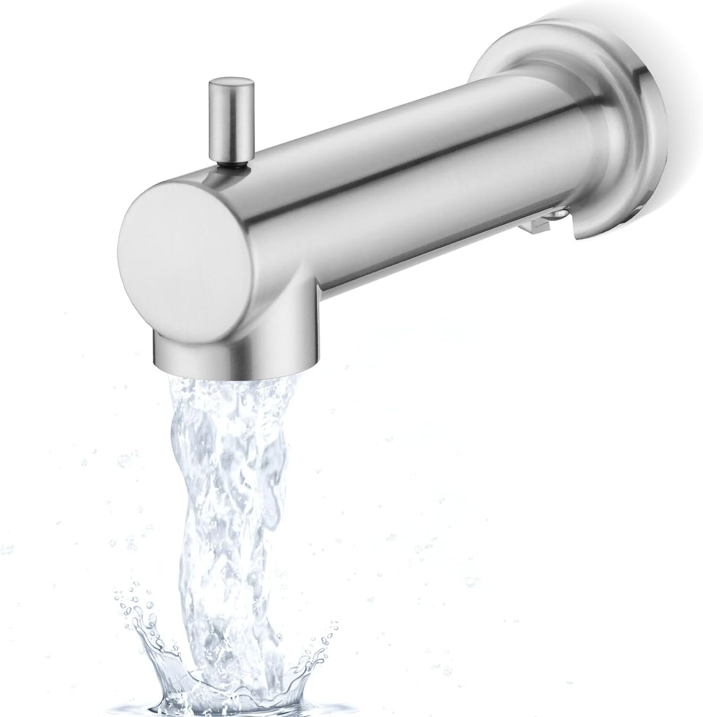 Slip on Extra Long Tub Spout with Diverter for Copper Pipes