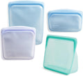 Stasher Premium Silicone Reusable Food Storage Bags 4-Pack