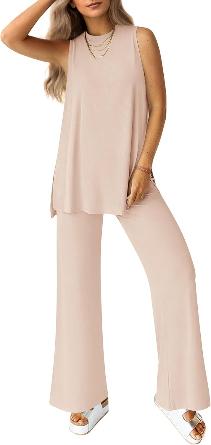 PRETTYGARDEN Women's 2 Piece Lounge Set for Summer Comfort