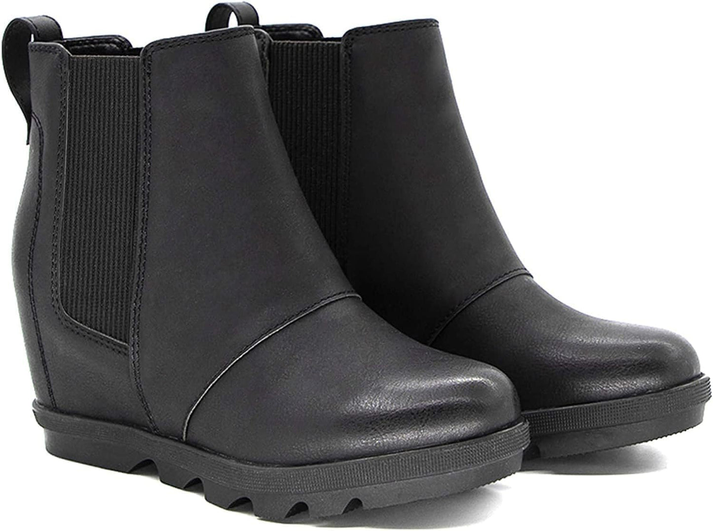 Athlefit Women's Wedge Boots for Stylish Comfort and Stability