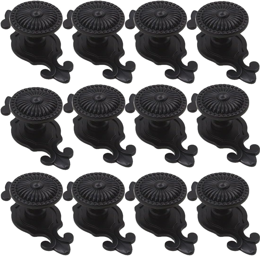 Antique Cabinet Knobs - Vintage Retro Mushroom Drawer Knobs