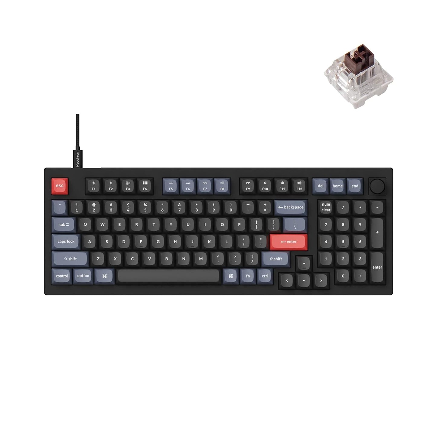 Keychron V5 Wired Knob Mechanical Keyboard