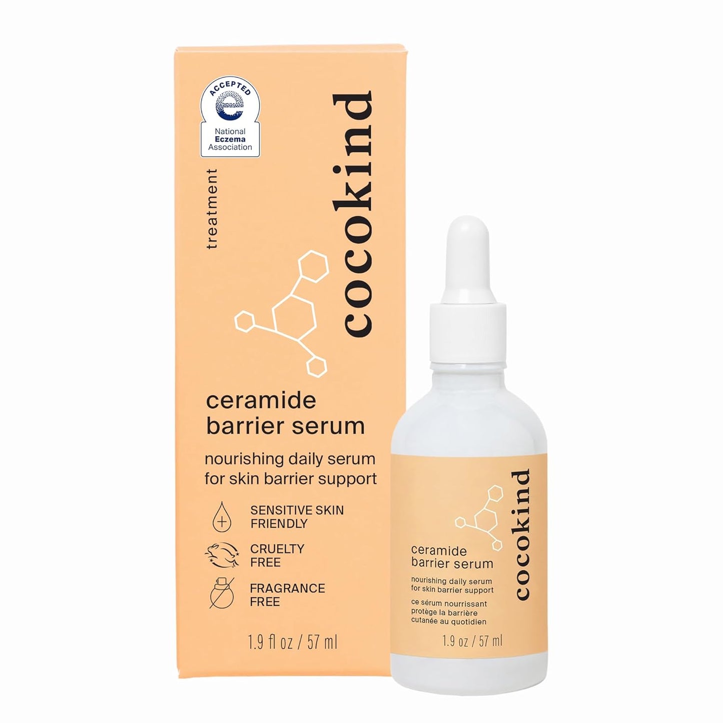 Cocokind Ceramide Barrier Serum for Hydration and Comfort
