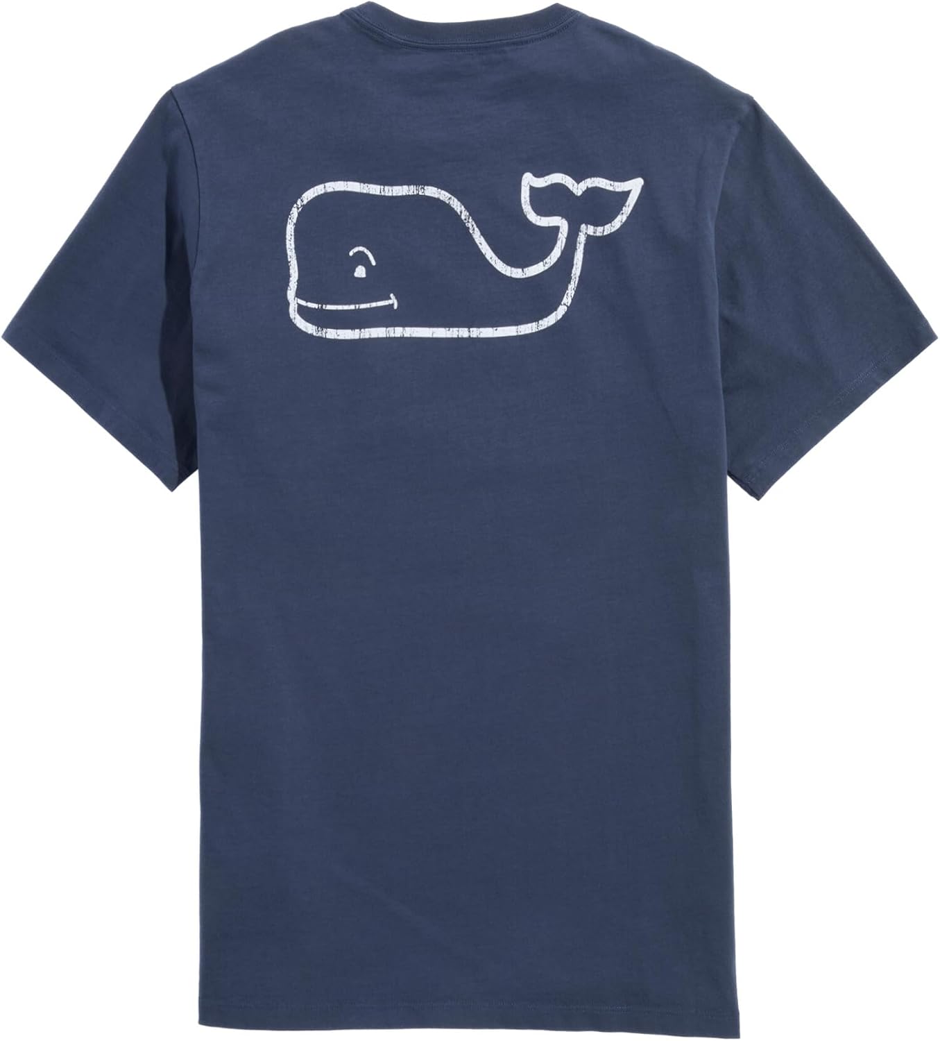 Vintage Whale Pocket Tee for Men - Classic Short-Sleeve Style
