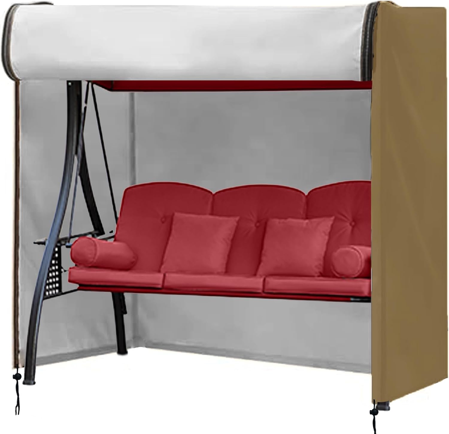 FLYMEI Outdoor Swing Cover for 3 Seater Hammock Protection