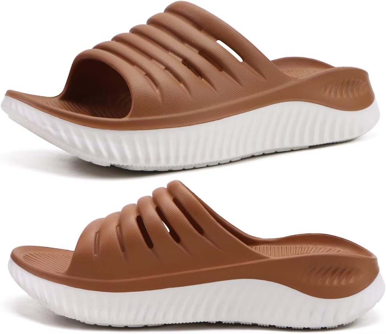 KuaiLu Womens Recovery Sandals for Plantar Fasciitis Relief