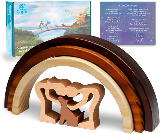 Capti Rainbow Bridge Dog Memorial Gifts for Pet Loss Sympathy