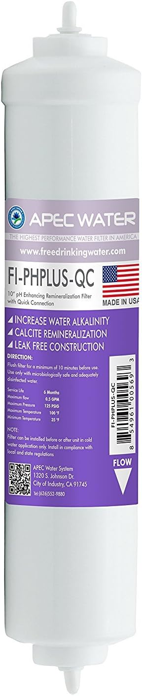 APEC Water Systems 10in High Purity PH+ Calcium Carbonate Filter