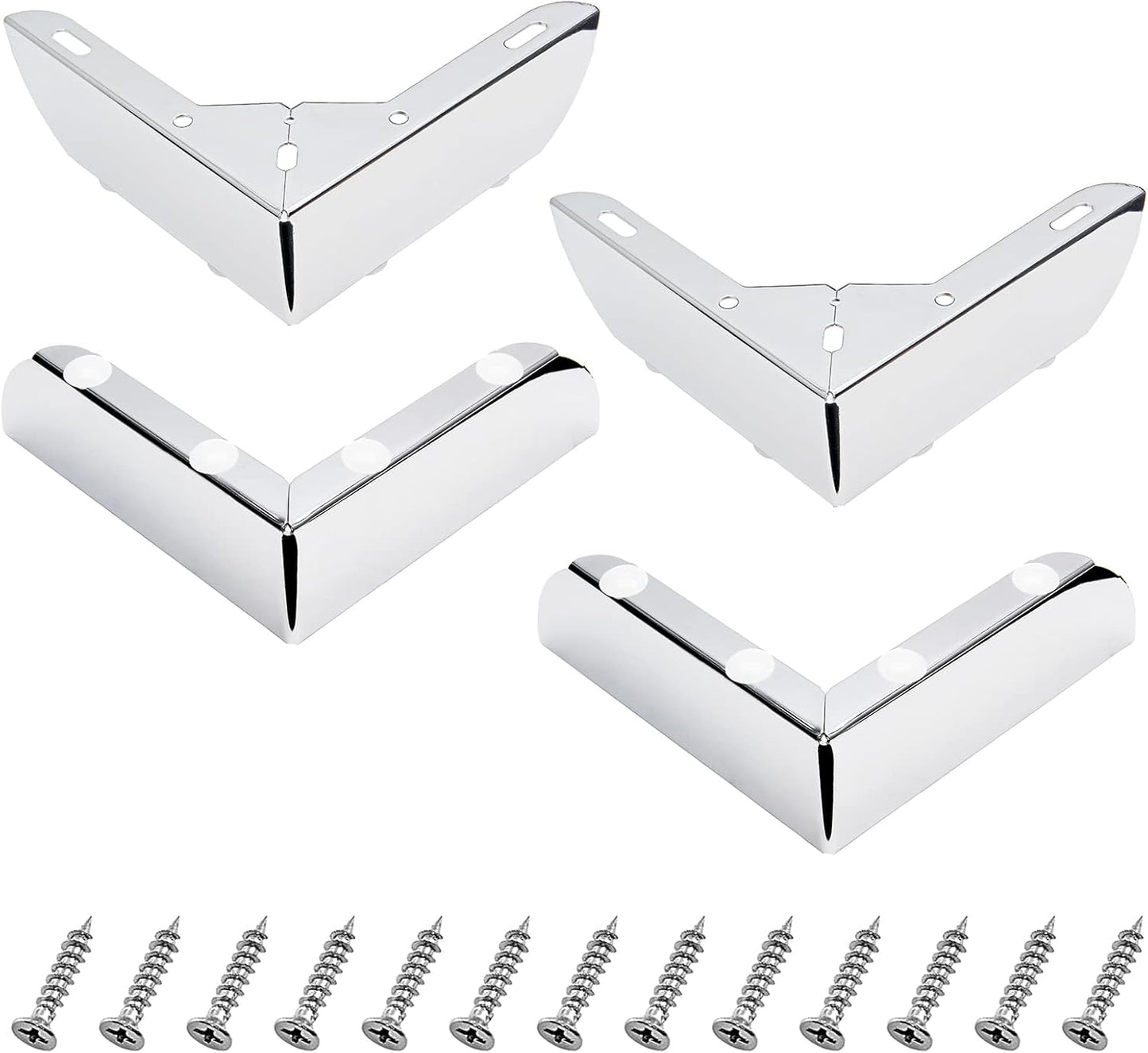 Set of 4 Cionyce 2 Metal Sofa Legs - Stylish Replacement Feet
