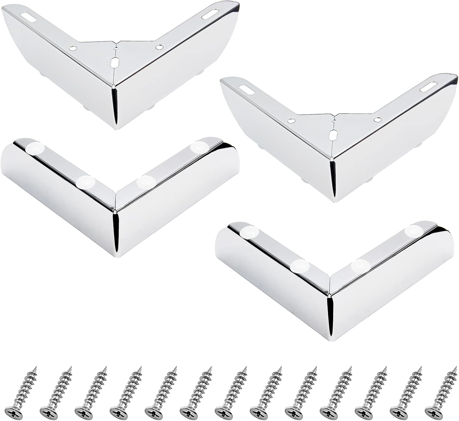 Set of 4 Cionyce 2 Metal Sofa Legs - Stylish Replacement Feet