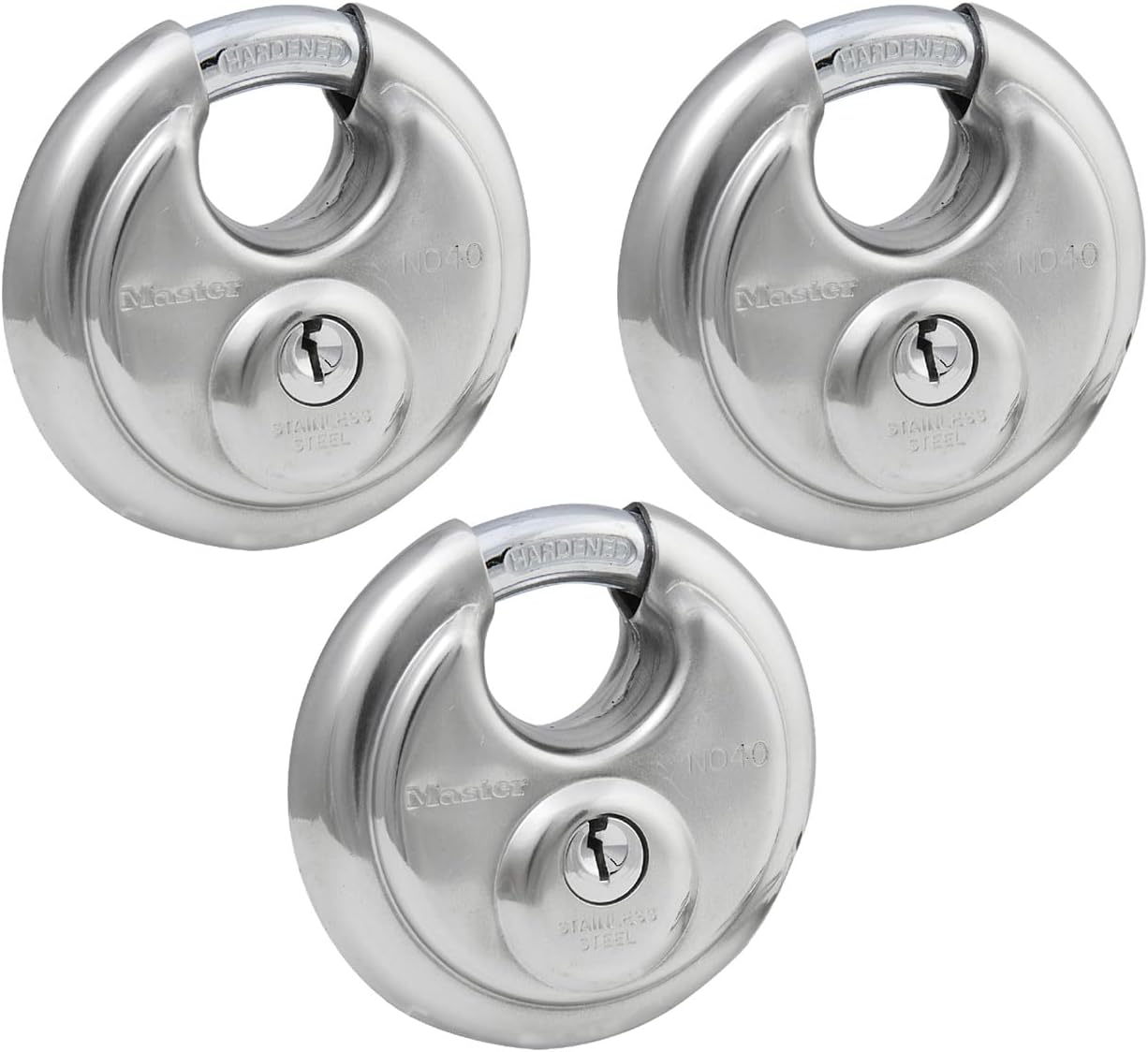 Master Lock 40TRI Shrouded Stainless Steel Disk Padlock Review