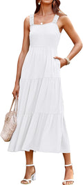 PRETTYGARDEN Women's Flowy Maxi Dress for Summer 2025 Fun