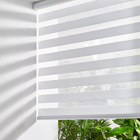Persilux Cordless Zebra Blinds for Windows - Room Darkening Shades