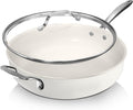 GOTHAM STEEL 5.5 Qt Saute Pan with Lid - Nonstick Deep Frying Pan