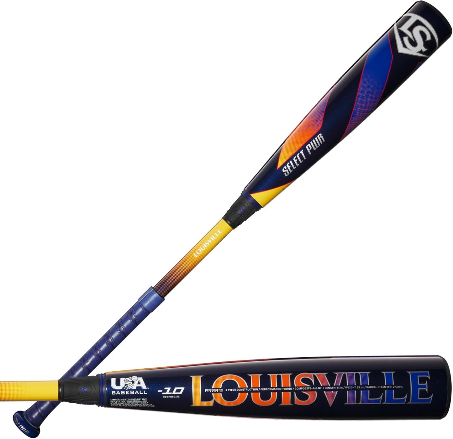 Louisville Slugger 2025 Select PWR USA Baseball Bat - Perfect Balance