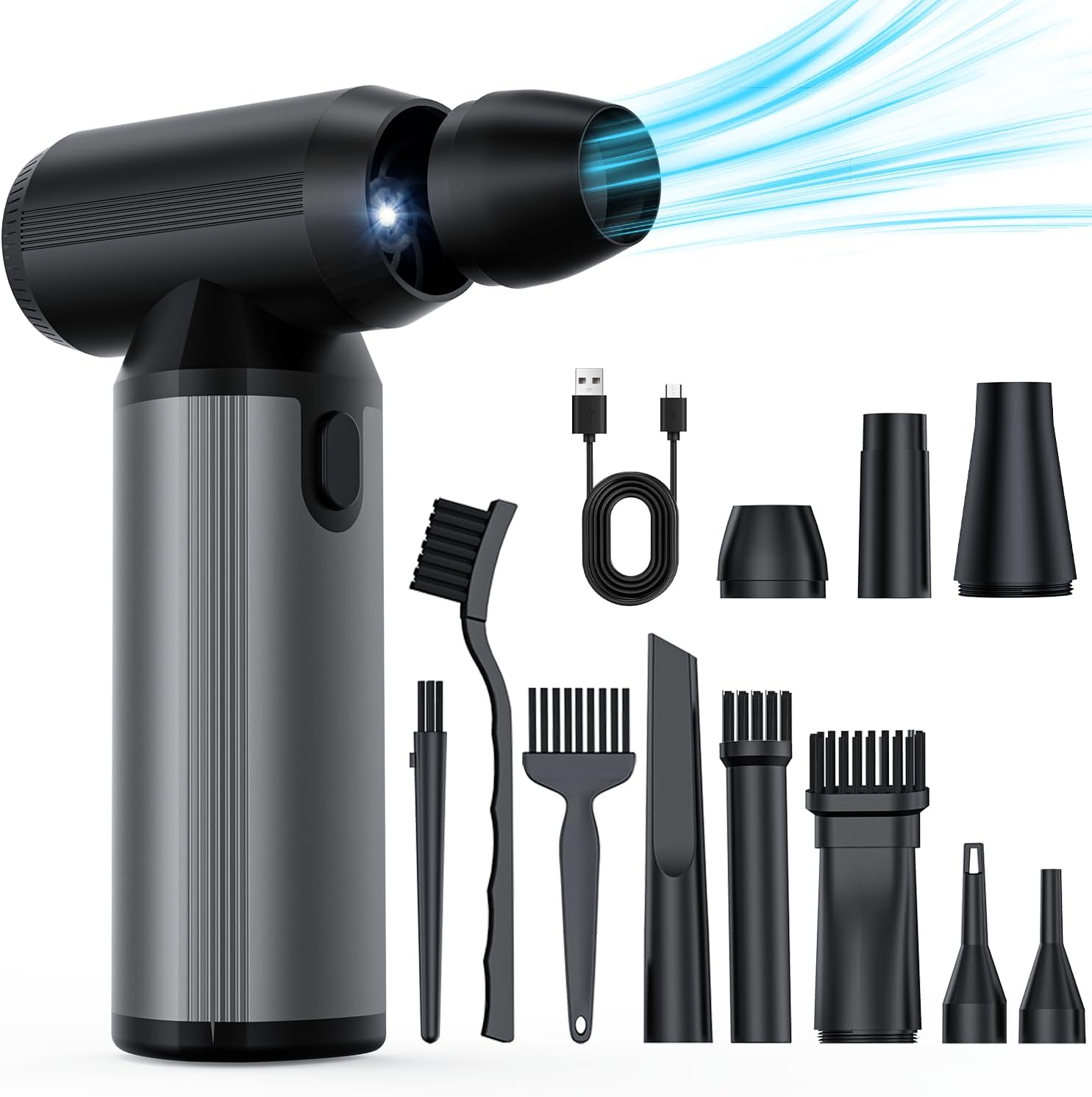 Compressed Air Duster - 300000RPM Electric Air Blower Portable