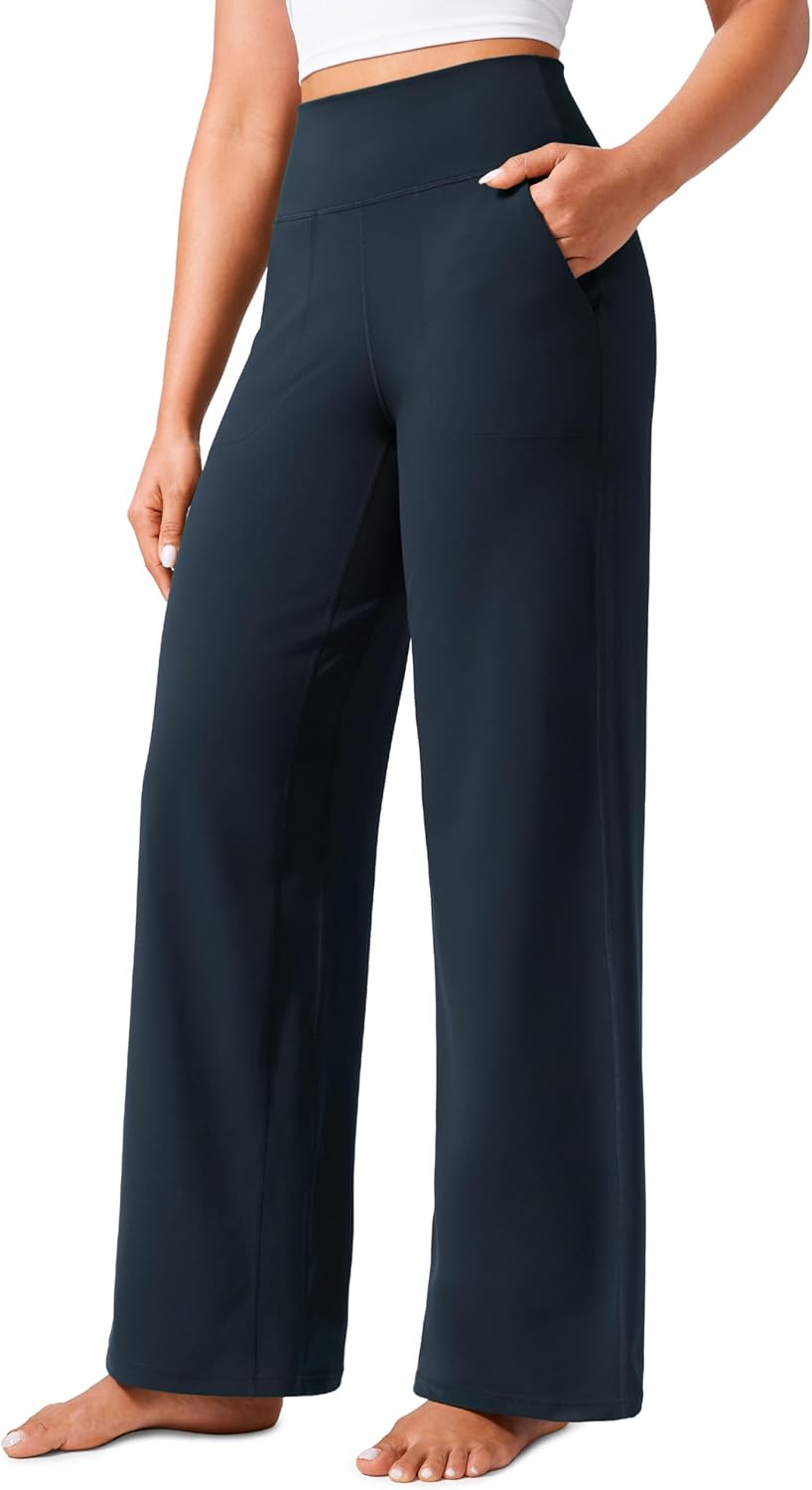 CRZ YOGA Butterlift Wide Leg Pants for Ultimate Comfort