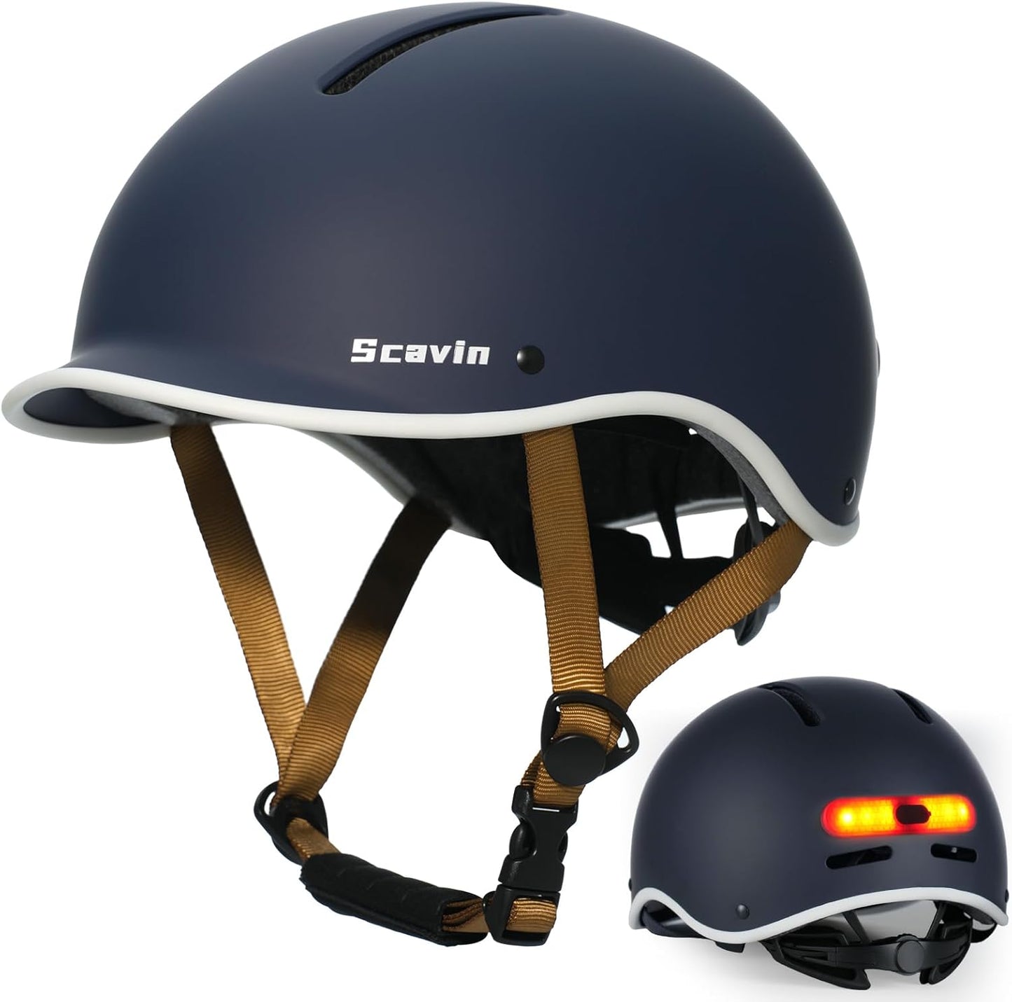 Bike Helmet for Adult with EPS Foam Interior and LED Light