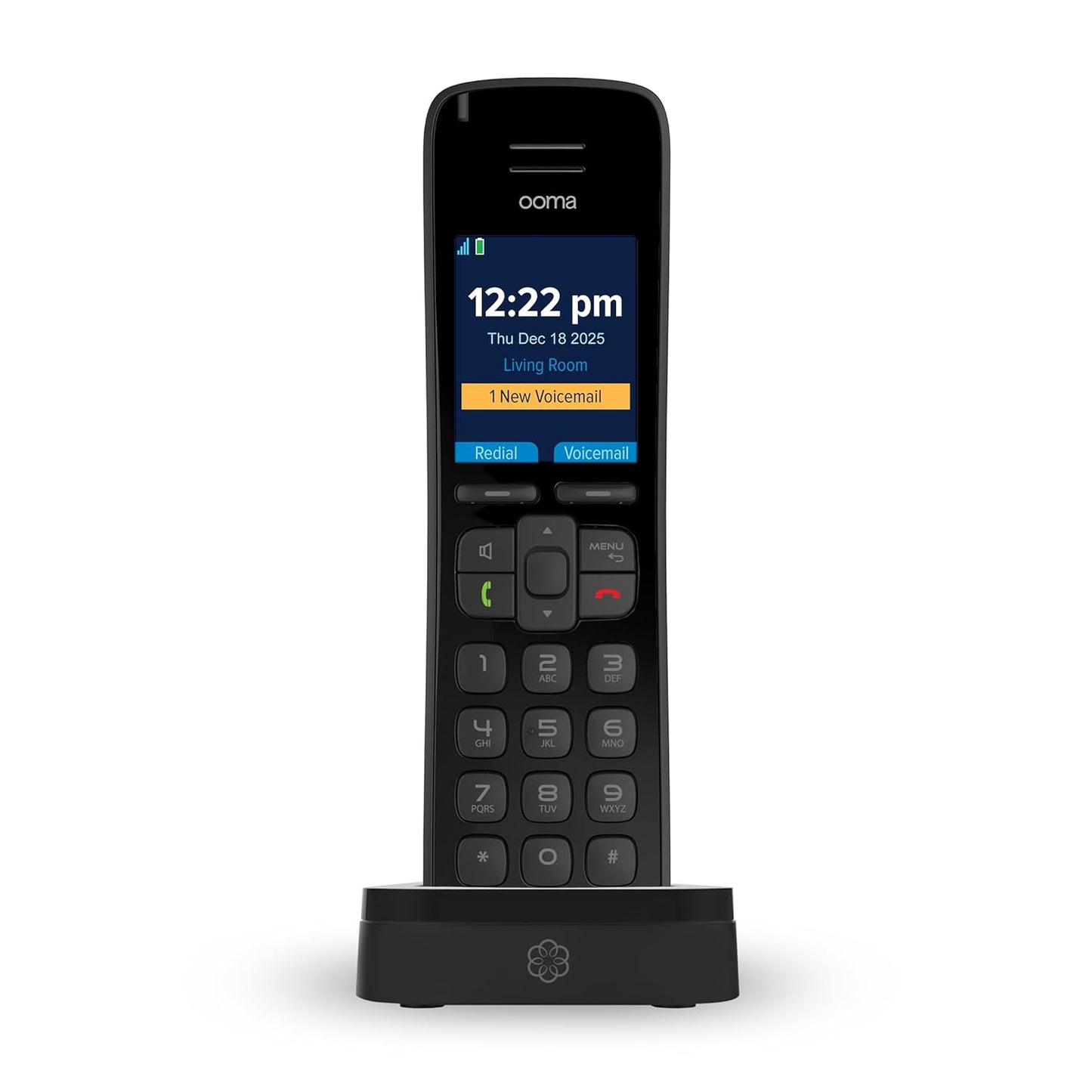 Ooma HD3 Handset Cordless with Caller-ID and HD Voice Quality