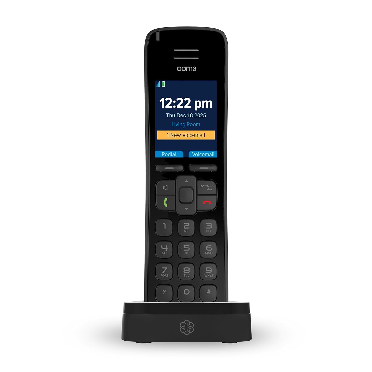 Ooma HD3 Handset Cordless with Caller-ID and HD Voice Quality