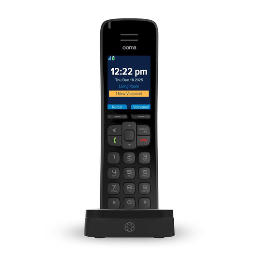 Ooma HD3 Handset Cordless with Caller-ID and HD Voice Quality