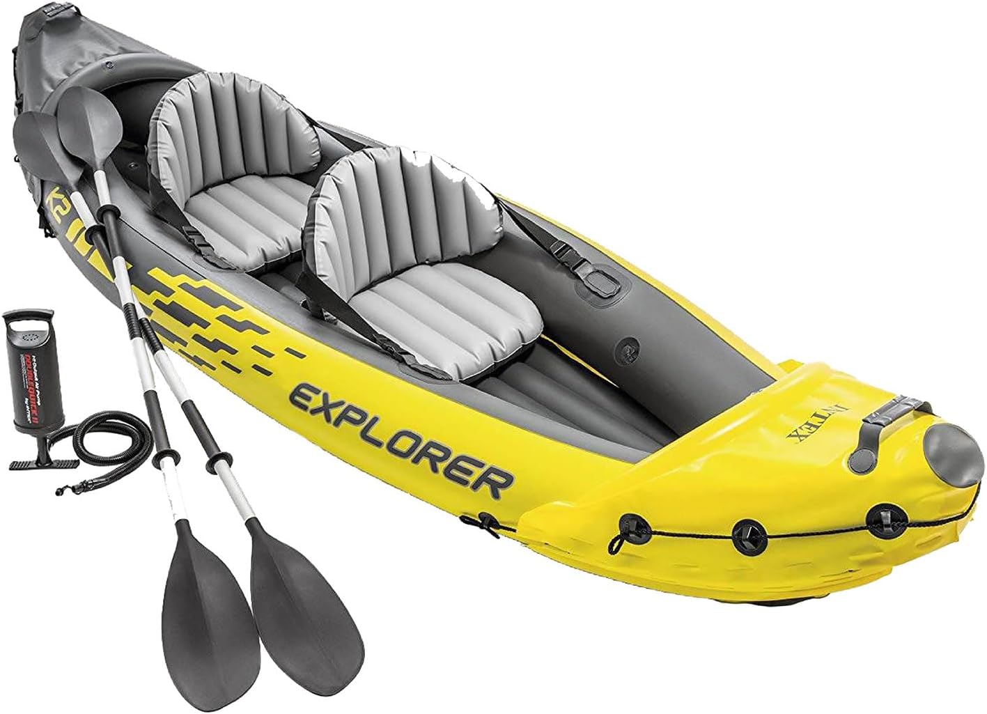 Intex Explorer K2 Inflatable Kayak Set for 2-Person Fun