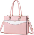 MOSISO Laptop Tote Bag for Women 15.6 in - Spacious PU Leather Work