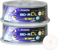 50 Pack Ridata BD-R DL 50GB Dual Layer Discs - Reliable Long-Term