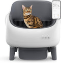 Open-Top Self Cleaning Litter Box with App Control and Safety Sensors