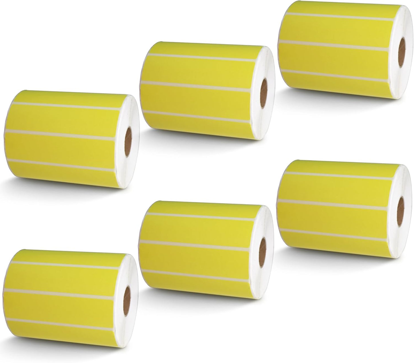 BETCKEY Yellow 4 x 1 Labels - Premium Adhesive, 8250 Labels
