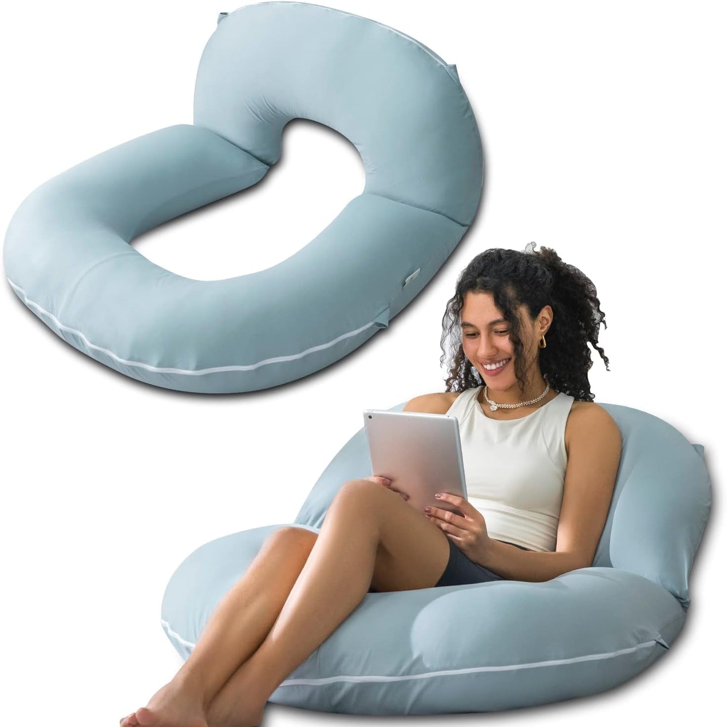 INSEN Reading Pillow for Sitting in Bed and Couch Comfort