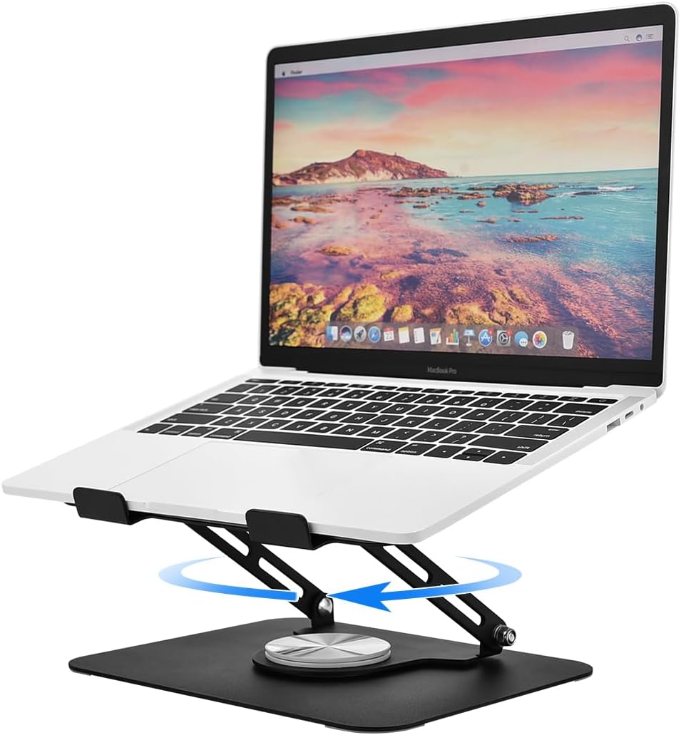 360 Rotating Laptop Stand by LEEPONE for All Laptops