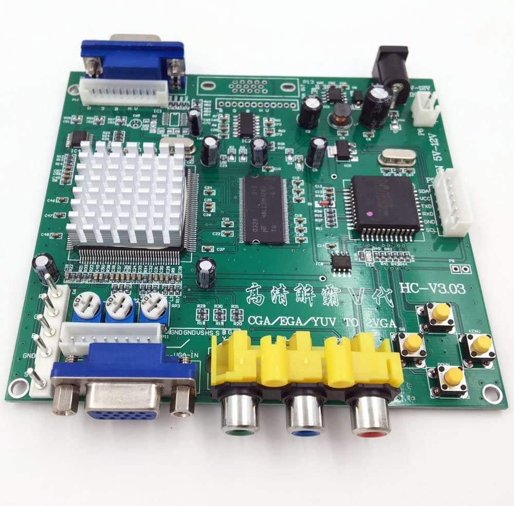 BLEE Arcade Game RGB CGA EGA YUV to VGA HD Video Converter Board