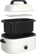 RoyalCraft 24-Quart Electric Roaster Oven with Visible Lid - Versatile