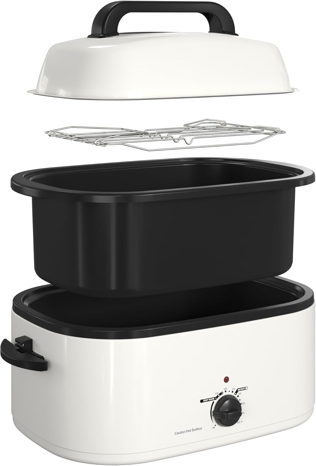 24-Quart Electric Roaster Oven for Perfect Holiday Feasts