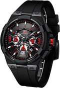 AIMES Big Face Men's Sport Military Chronograph Watch - Stylish