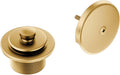Moen Brushed Gold Push-N-Lock Tub Drain Kit for Easy Repair