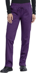 Cherokee Scrubs Mid Rise Tapered Leg Drawstring Pant - Durable Comfort