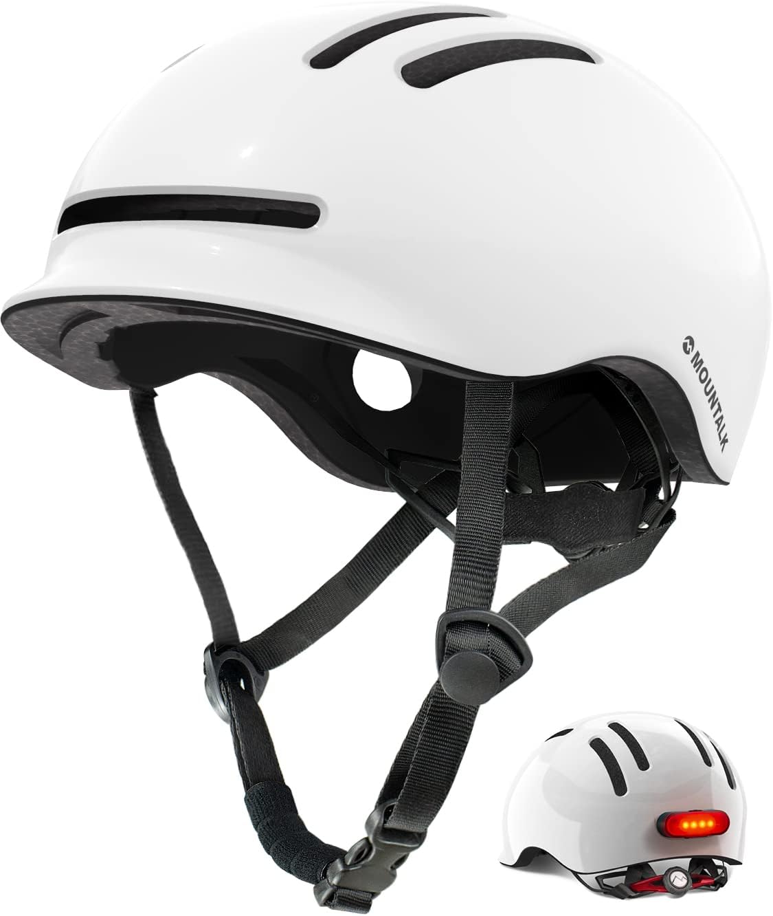 MOUNTALK Bike Helmets for Adults and Kids with Magnetic Light